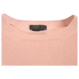 Prada-Prada Knit Sweater in Pastel PInk Wool-Other