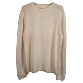 Prada-Strickpullover aus weißer Wolle Weiß Roh