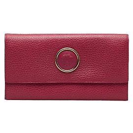 Versace Leather Flap Long Wallet Leather Long Wallet in Good condition Other