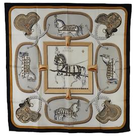 Hermès-Hermes Carré Grand Apparat Silk Scarf Cotton Scarf in Good condition-Other