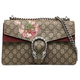 Gucci-Gucci Petit sac à bandoulière GG Supreme Blooms Dionysus Sac à bandoulière en toile 400249 en bon état-Autre