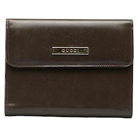 Gucci-Gucci Leather Notebook Cover Leather Notebook Cover in Fair condition-Other