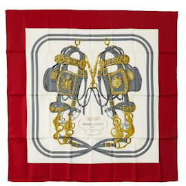 Hermès-Hermes Carré Brides de Gala Silk Scarf Cotton Scarf in Excellent condition-Other