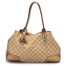 Gucci-Gucci GG Canvas Medium Princy Tote Leather 163805 in good condition-Other