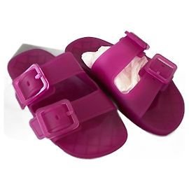 Balenciaga Mallorca Mules Fuschia Rubber Fuschia