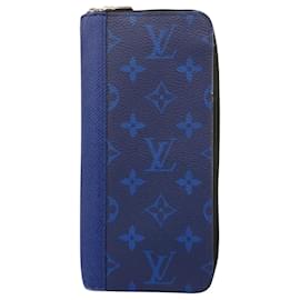 Louis Vuitton-Portafoglio Louis Vuitton Zippy verticale-Blu navy