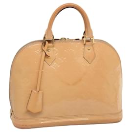 Louis Vuitton-LOUIS VUITTON Monogram Vernis Alma PM Bolso de mano Rose valerine M50412 autenticación 73627-Otro