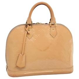 Louis Vuitton-LOUIS VUITTON Monogram Vernis Alma PM Hand Bag Rose valerine M50412 auth 73627-Other