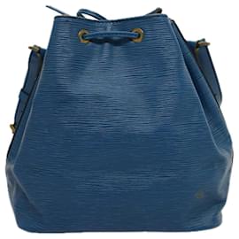 Louis Vuitton-Bolsa de ombro LOUIS VUITTON Epi Petit Noe azul M44105 LV Auth th4933-Azul