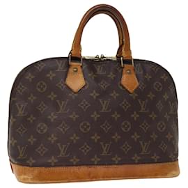 Louis Vuitton-Bolso de mano Alma con monograma LOUIS VUITTON M51130 LV Auth 75304-Monograma