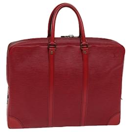 Louis Vuitton-LOUIS VUITTON Epi Porte Documents Voyage Business Bag Rojo M54477 LV Auth th4936-Roja