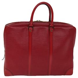 Louis Vuitton-LOUIS VUITTON Epi Porte Documents Voyage Business Bag Rojo M54477 LV Auth th4936-Roja