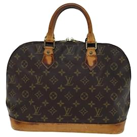 Louis Vuitton-Bolso de mano Alma con monograma LOUIS VUITTON M51130 LV Auth 75770-Monograma