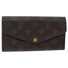 Louis Vuitton-LOUIS VUITTON Monogram Portefeuille Sarah Rose Valerine M62235 LV Auth am6274-Other,Monogram