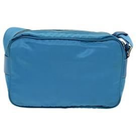 Prada-PRADA Shoulder Bag Nylon Light Blue Auth 75426-Light blue