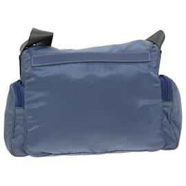 Prada-PRADA Shoulder Bag Nylon Blue Auth 75575-Blue