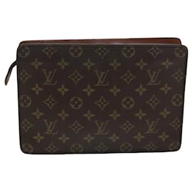 Louis Vuitton-LOUIS VUITTON Monogram Pochette Homme Clutch Bag M51795 LV Auth 75716-Monogram