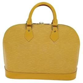 Louis Vuitton-Bolsa de mão LOUIS VUITTON Epi Alma Tassili Yellow M52149 Autenticação de LV 75756-Outro