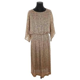 Vanessa Seward Seidenkleid Beige