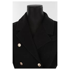 Maje-Wool coat-Black