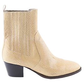 Roseanna Botas de couro Bege