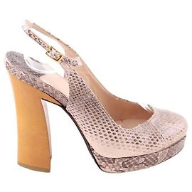 Sonia Rykiel Leather Heels Grey