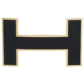 Hermès HERMES accessory Buckle only / Black Metal Belt Buckle - 101958 Black