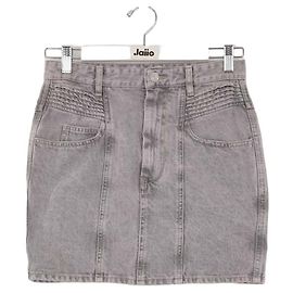 Isabel Marant Etoile Mini falda de algodón Gris