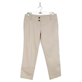 Burberry-Pantalones de algodon-Gris