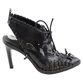 Louis Vuitton-Talons en cuir-Noir