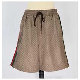 Gucci-GUCCI Trousers T.FR  Cotton-Brown