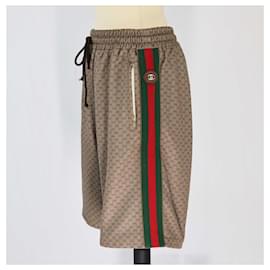 Gucci-GUCCI Trousers T.FR  Cotton-Brown