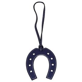 Hermès HERMES Bag charms T.  White gold Blue