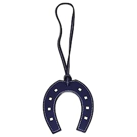Hermès-HERMES Bag charms T.  White gold-Blue