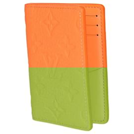 Louis Vuitton-Louis Vuitton Orange Taurillon Pocket Organizer-Orange