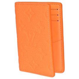 Organizer tascabile Taurillon arancione Louis Vuitton Arancione
