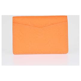Louis Vuitton-Louis Vuitton Orange Taurillon Pocket Organizer-Orange