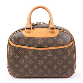 Louis Vuitton-Louis Vuitton Monogram Trouville Handbag M42228-Brown