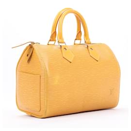 Louis Vuitton-Louis Vuitton Epi Leather Speedy 25 Handbag in Yellow-Yellow