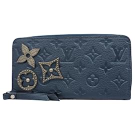 Louis Vuitton-Louis Vuitton Zippy Geldbörse-Marineblau