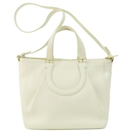 Salvatore Ferragamo-Salvatore Ferragamo Gancini-Blanc