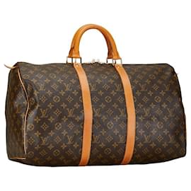 Louis Vuitton-Louis Vuitton Keepall 50 Canvas Travel Bag M41426 in good condition-Other