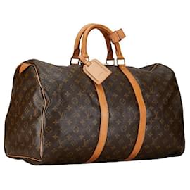 Louis Vuitton-Louis Vuitton Keepall 50 Canvas Travel Bag M41426 in good condition-Other