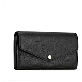 Louis Vuitton-Louis Vuitton Portefeuille Sarah Leather Long Wallet M61182 in fair condition-Other