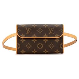 Louis Vuitton-Louis Vuitton Pochette Riñonera De Lona Florentina M51855 en buen estado-Otro