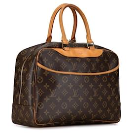 Louis Vuitton-Louis Vuitton Deauville Canvas Handbag M47270 in good condition-Other