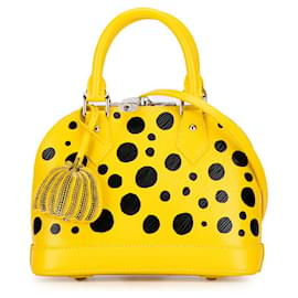 Louis Vuitton-Bolsa de mão em couro Alma BB M21700 da Louis Vuitton em ótimo estado-Amarelo