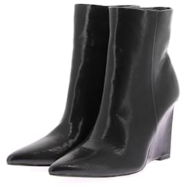 Autre Marque-NON SIGNE / UNSIGNED  Boots T.eu 38 Vegan leather-Black