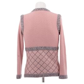 Chanel-CHANEL  Knitwear T.fr 34 cashmere-Pink