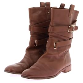 Dior-DIOR  Boots T.eu 41 leather-Brown